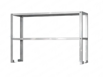 Полка-надстройка настольная ПННб 1500х300х800 Base цинк 2 уровня