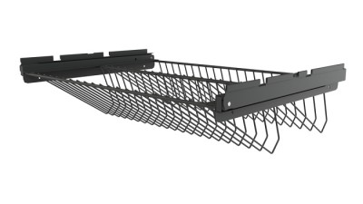 Обувница выдвижная двухуровневая Титан GS 603 черная